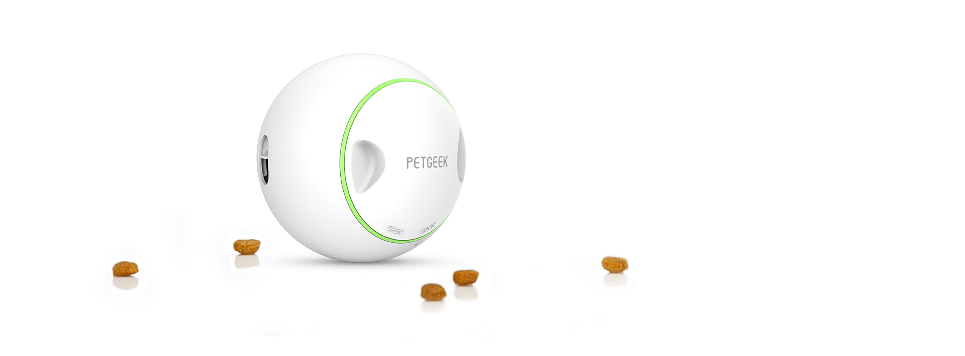 PETGEEK petgeek interactive dog treat ball, automatic treat